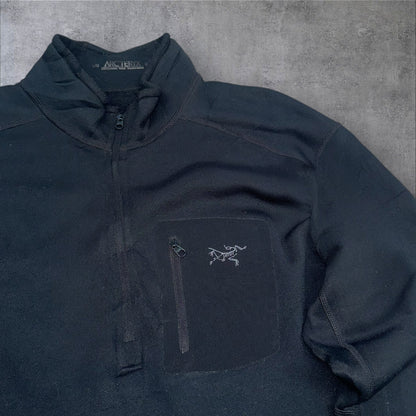 Arc’teryx Kyanite Fleece Black Reflective Logo Size Large RRP £200+