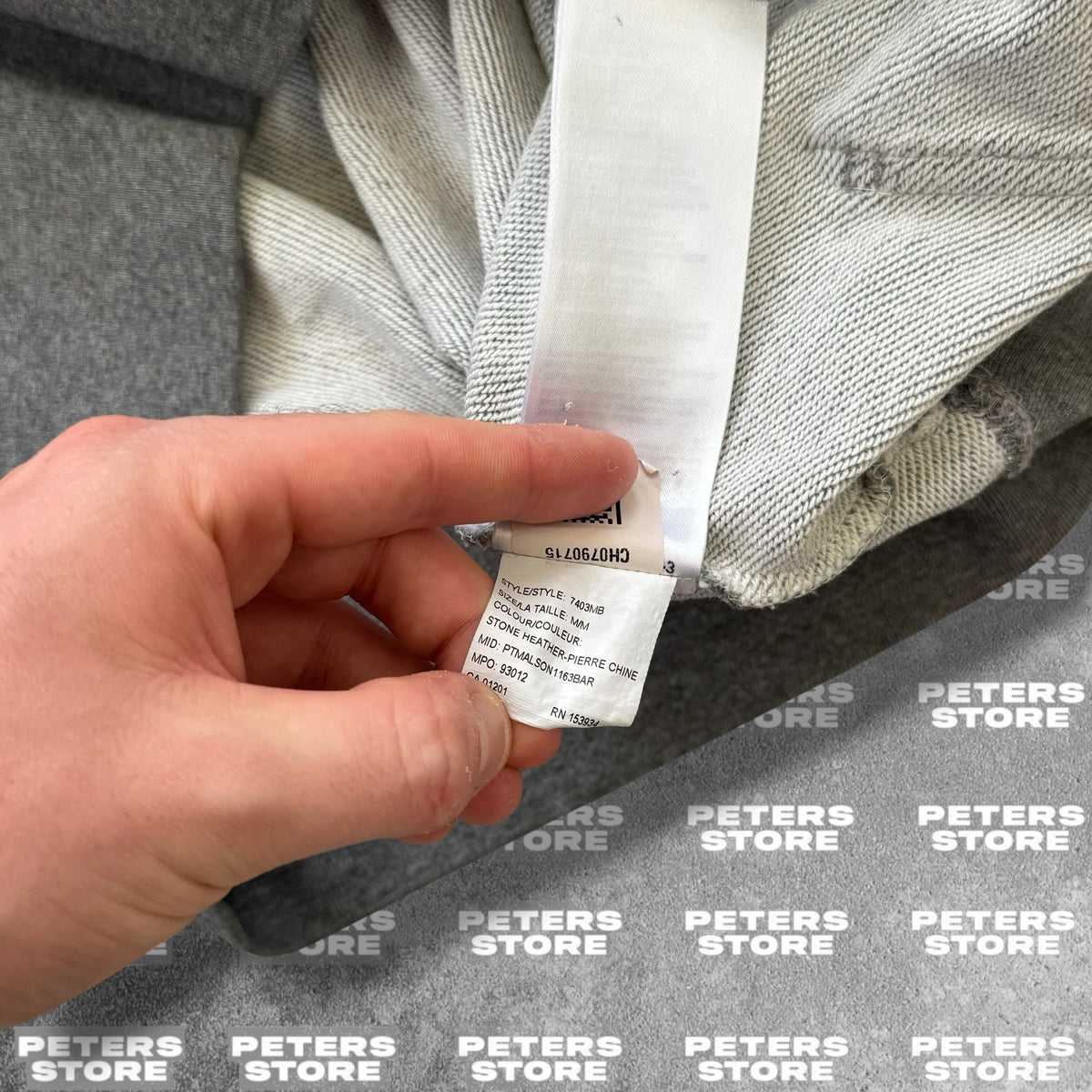 Used Canada Goose Black Label Hoodie Medium Grey Fits Large RRP £350