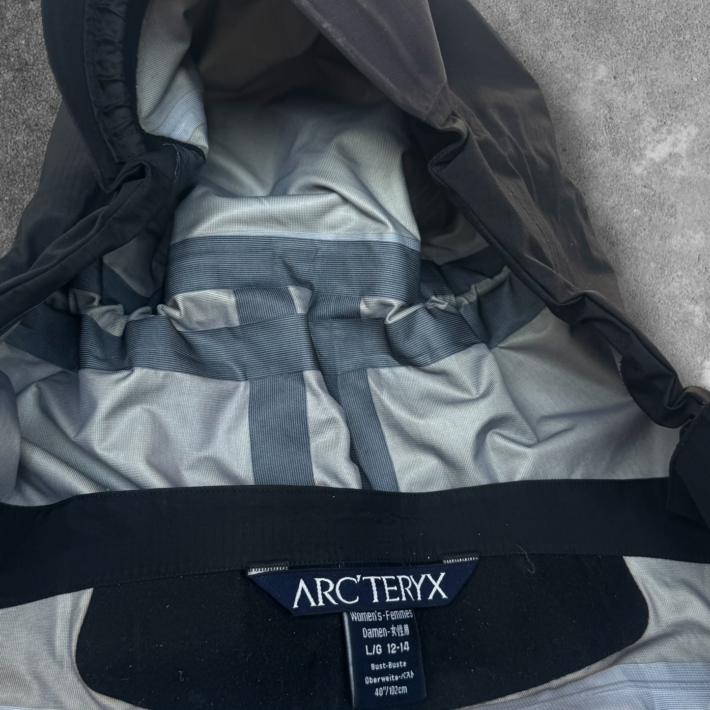 Arc'teryx Beta AR Gore-Tex XCR Jacket Black Women's Large RRP £500