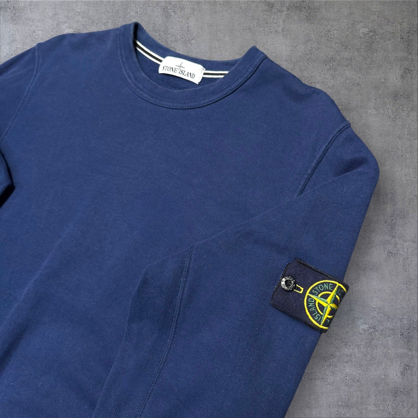 Stone Island Dark Blue Sweatshirt Medium RRP £295