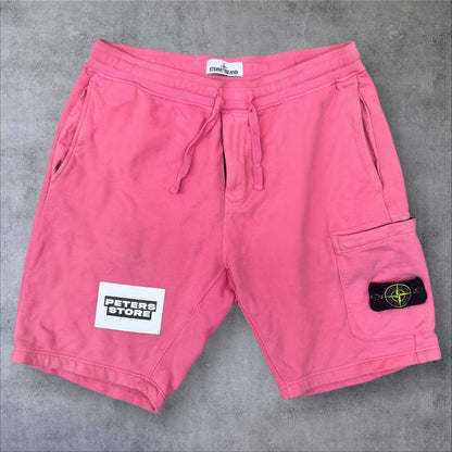 Stone Island Bermuda Shorts Hot Pink RRP £300