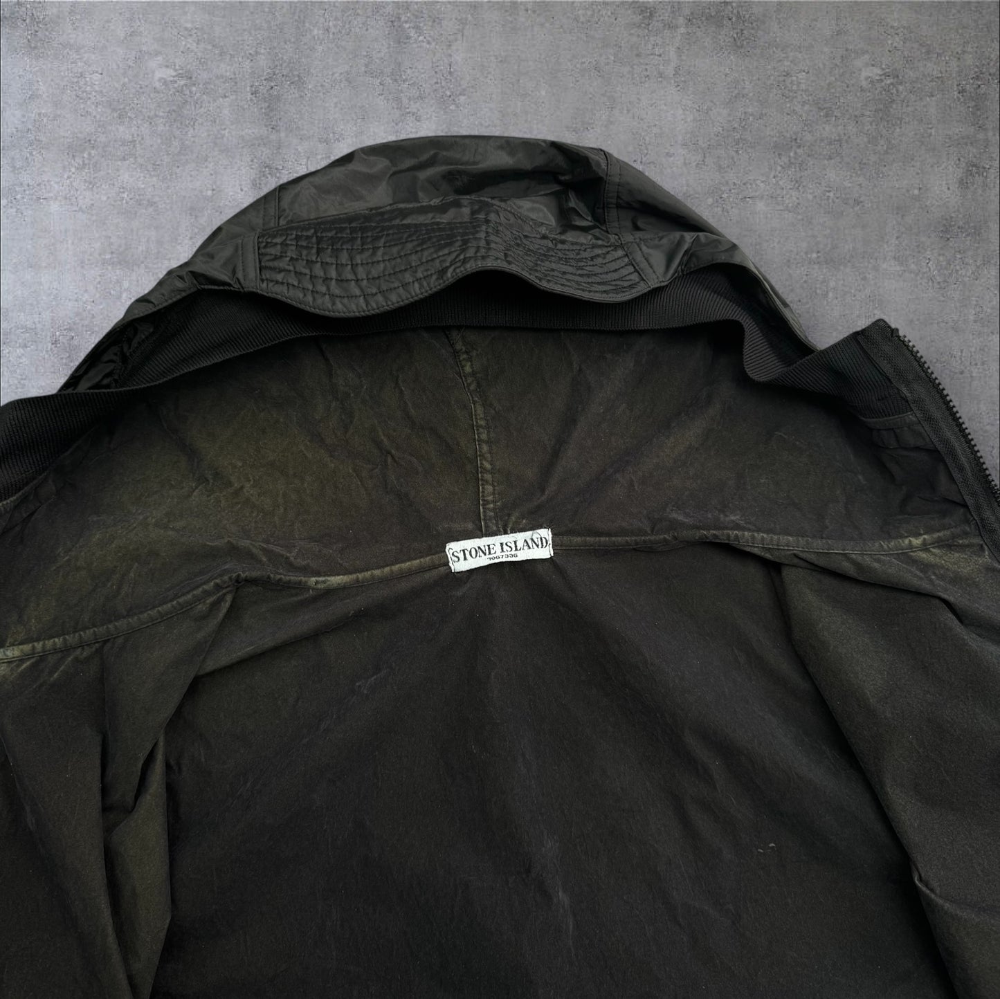 Stone Island Vintage Nylon Zip Up Jacket Black Men’s Medium RRP £495