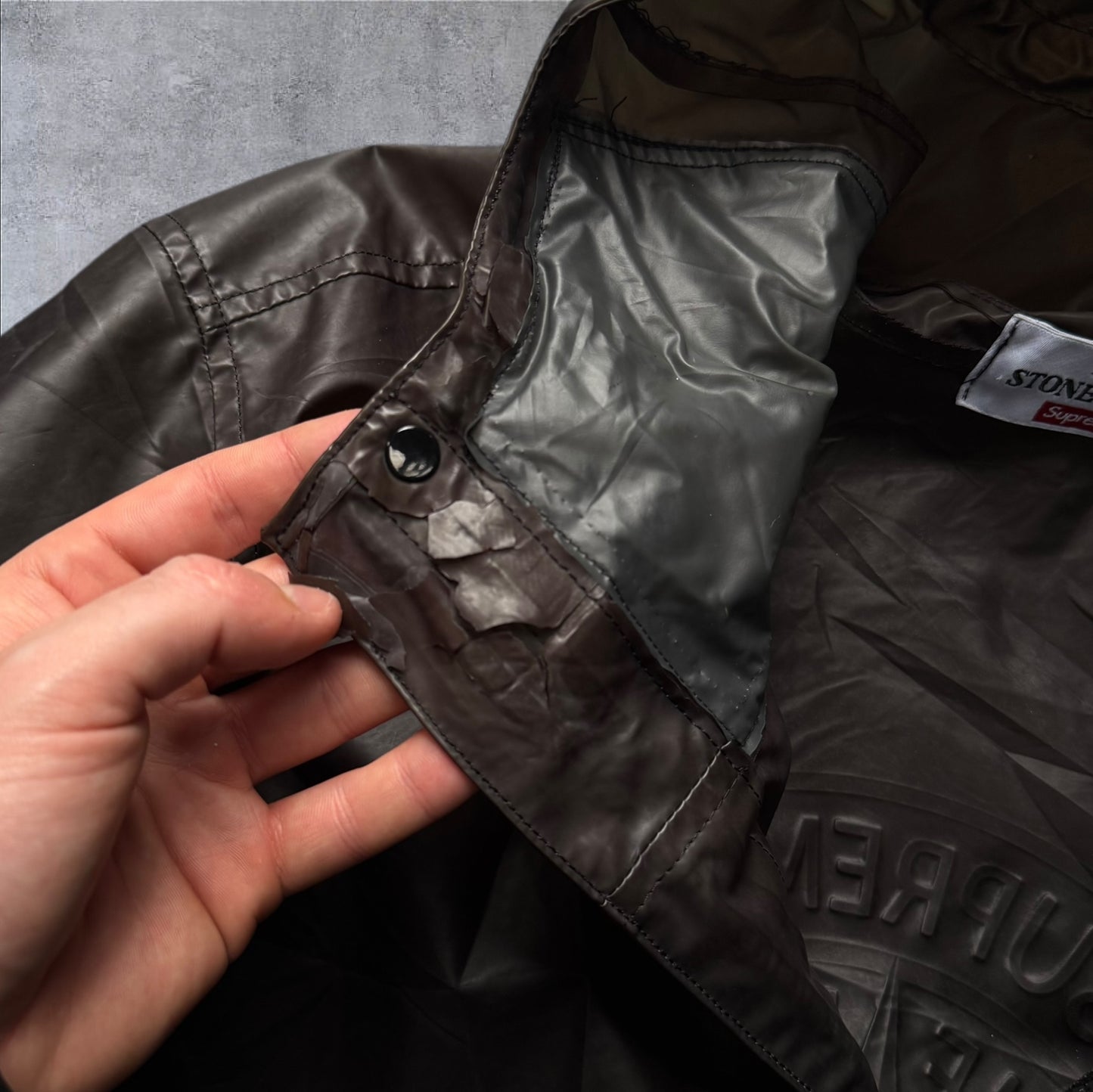 Stone Island Supreme Polo Cover Composite Anorak Large RRP £900