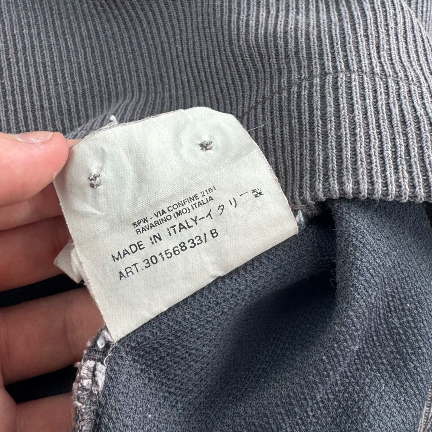 Stone Island Green Edge Quarter Zip Sweatshirt 1999 Size XL RRP £350