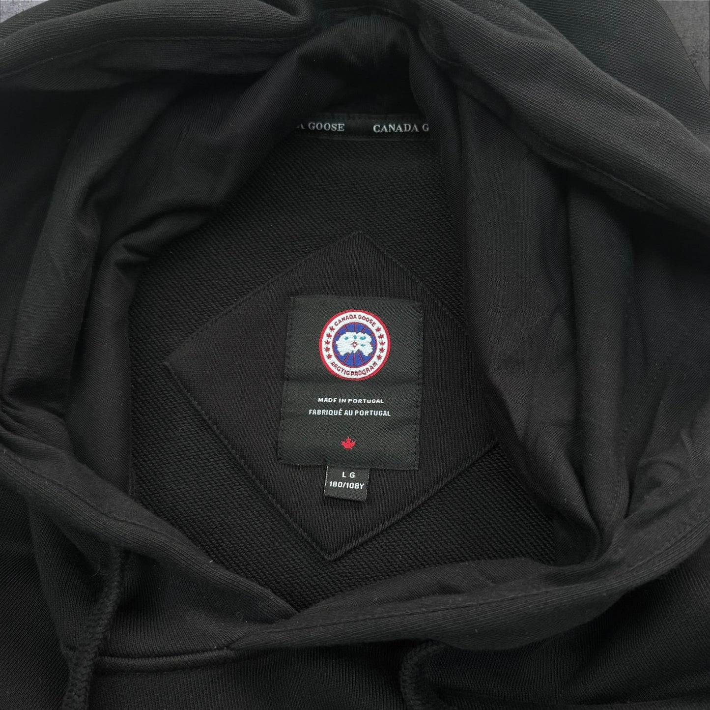 Canada Goose Black Label Hoodie Large Fits XL RRP £350