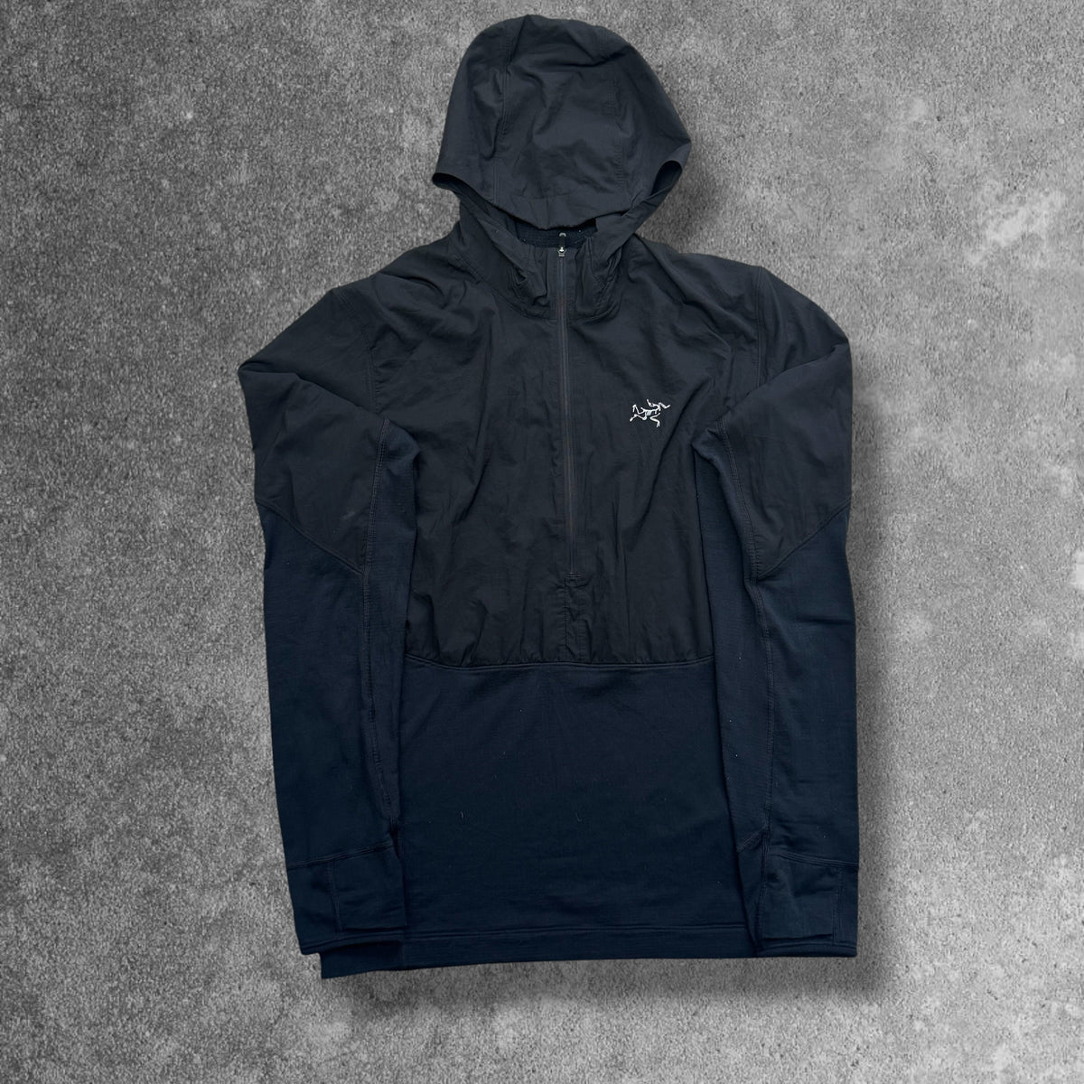 Arc'teryx Aptin Zip Hoodie Medium Black Fleece RRP £180