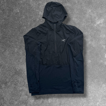 Arc'teryx Aptin Zip Hoodie Medium Black Fleece RRP £180
