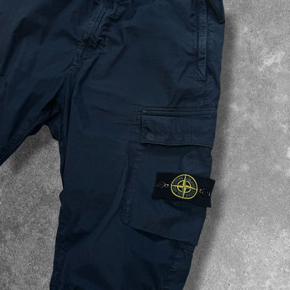 Stone Island Cargo Trousers W32 Navy RRP £350