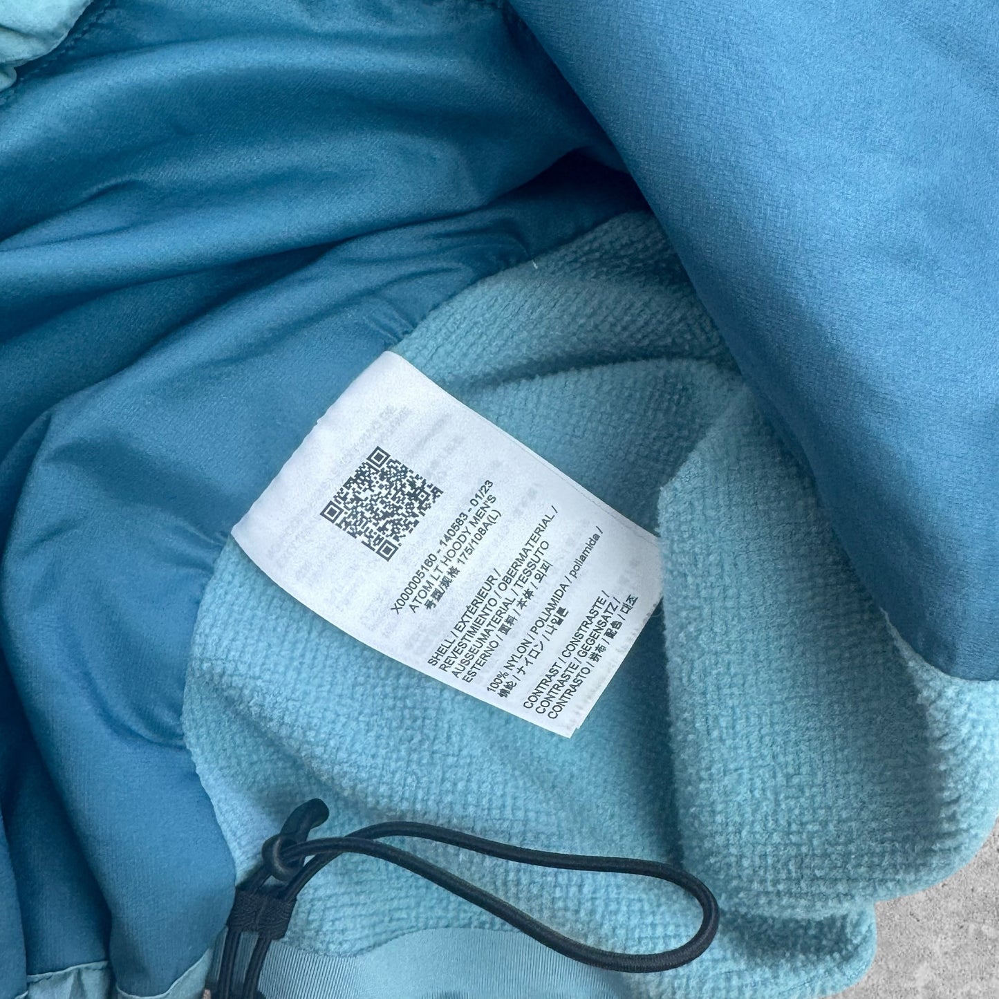 Arc'teryx Atom LT Hoody 2023 Men's Large Rare Blue Colourway Insulated RRP £280