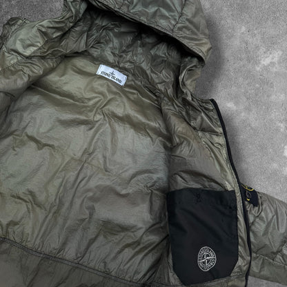 Stone Island Garment Dyed Down Puffer Jacket Large RRP £650