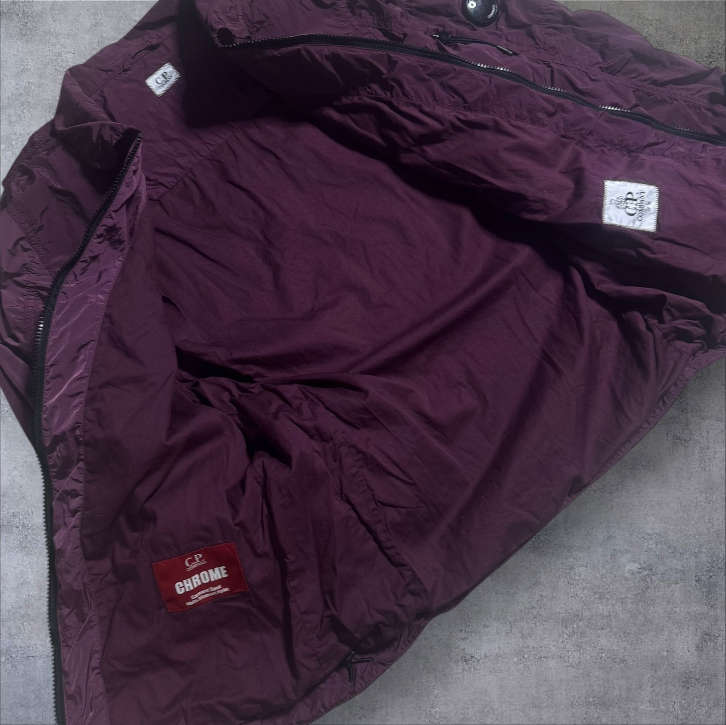 CP Company Nylon Chrome Jacket Purple Size Large RRP £425