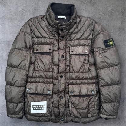 Stone Island Garment Dyed Down Jacket Large RRP £750