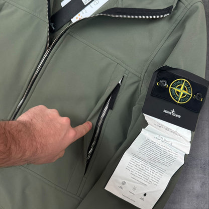 Stone Island Fleece Lined Softshell Khaki Small Brand New With Tags RRP £650