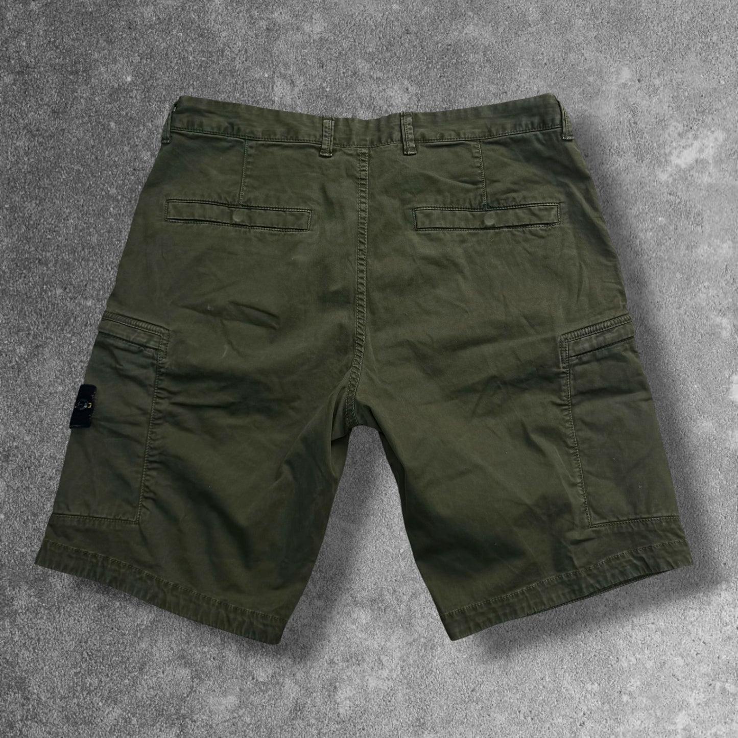 Stone Island Cargo Shorts W34 Khaki Brown V0158 RRP £285