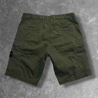 Stone Island Cargo Shorts W34 Khaki Brown V0158 RRP £285