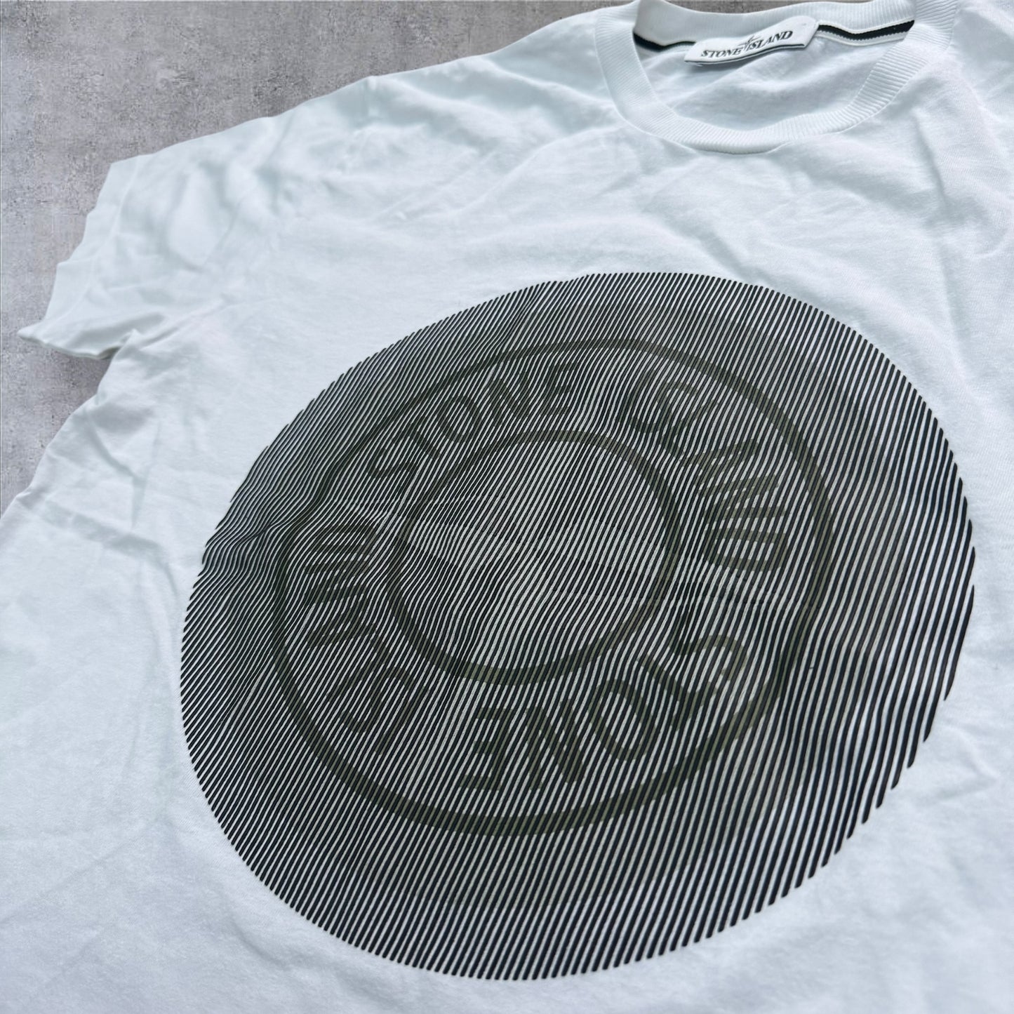 Stone Island Hologram Tee White Size Medium RRP £200+