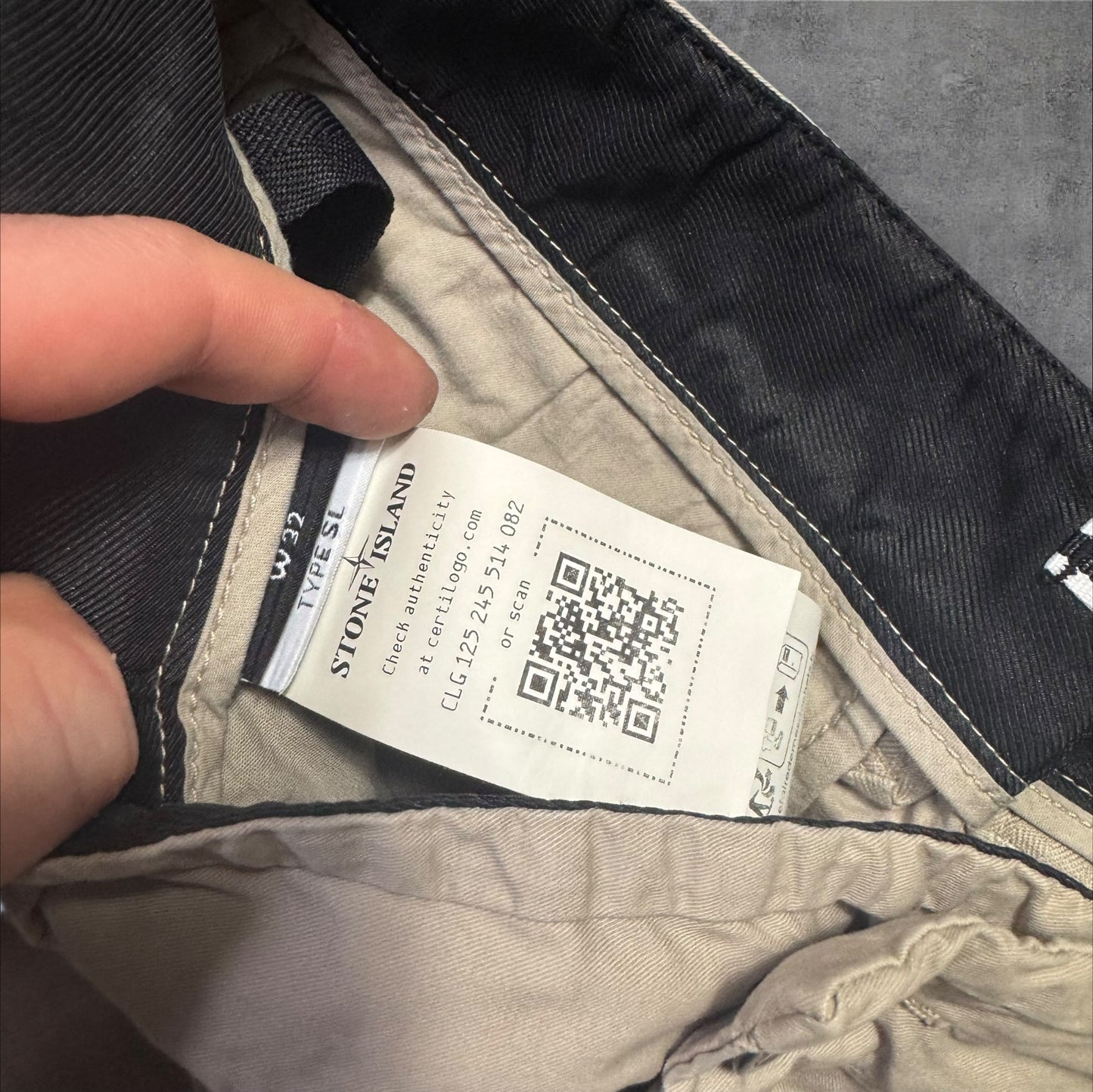 SI 32W Beige Cargo Shorts RRP £225