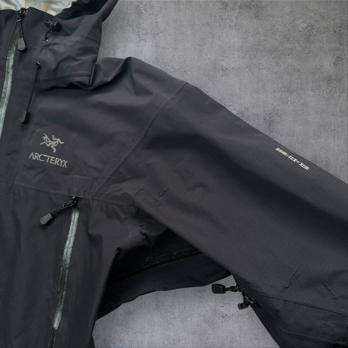 Vintage Arcteryx Goretex Black Jacket XL RRP £350