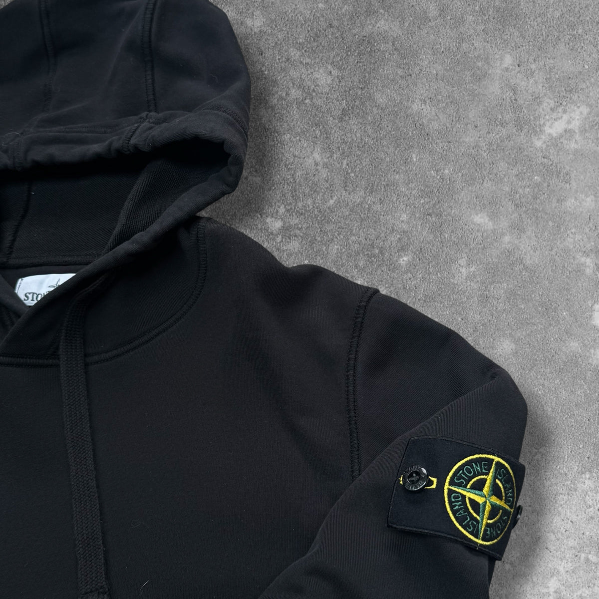 Stone Island Hoodie Small Black 21" Pit to Pit RRP £350