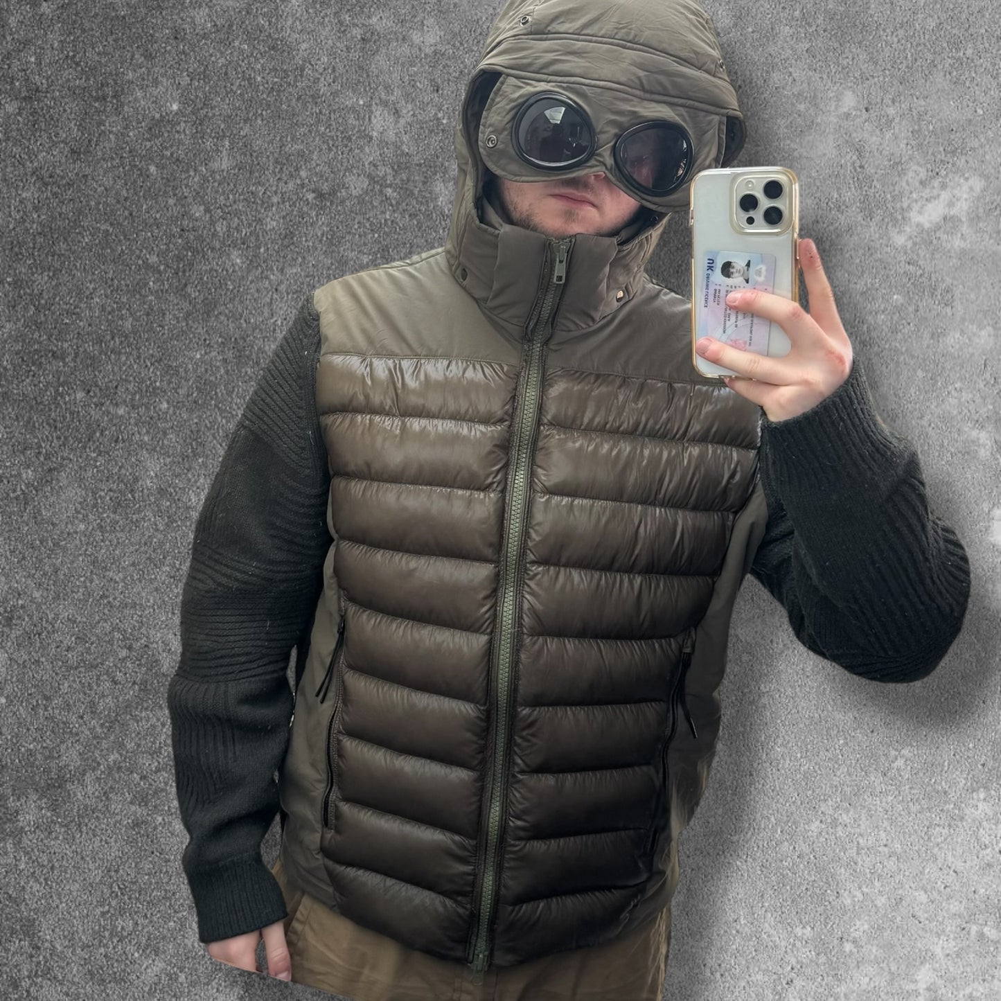 CP Company Pro-Tek Down Puffer Goggle Jacket Size 52 RRP £800