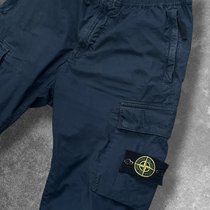 Stone Island Cargo Trousers W32 Navy RRP £350