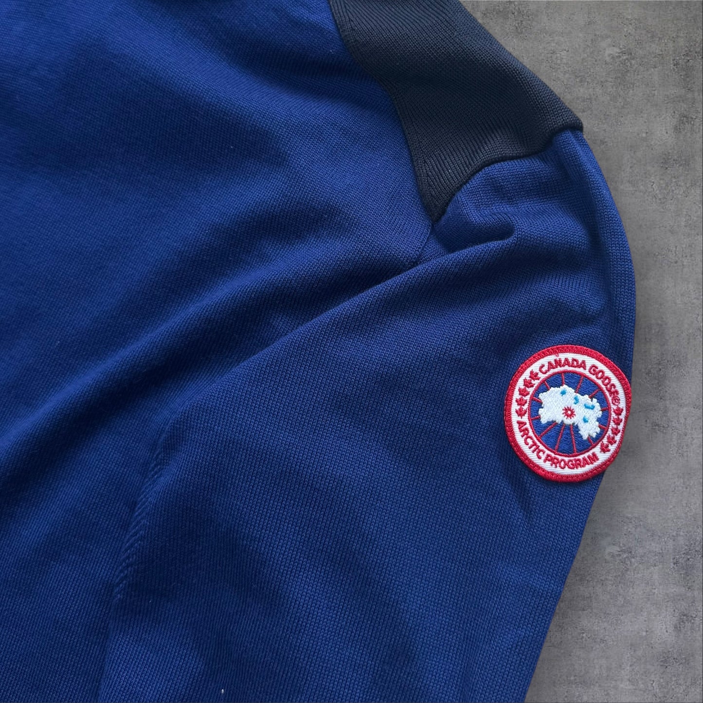 Canada Goose Merino Wool Hoodie Royal Blue Large RRP £350