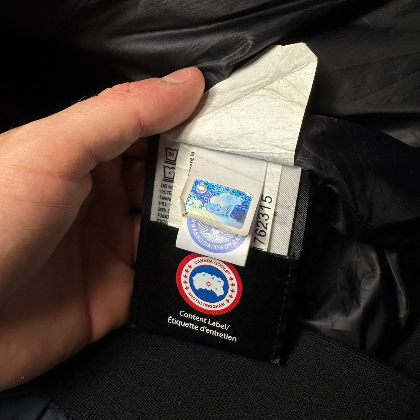 Canada Goose Cabri Jacket Men’s Size Large Navy RRP £695