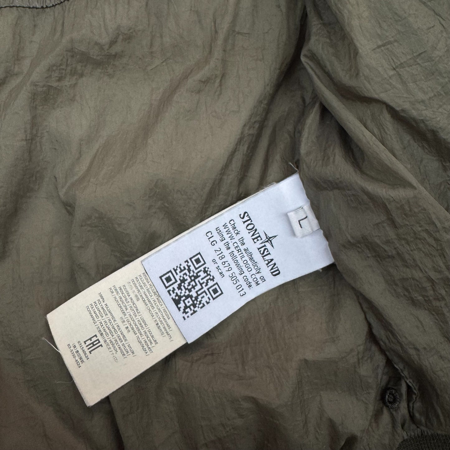 Stone Island Garment Dyed Down Puffer Jacket Large RRP £650