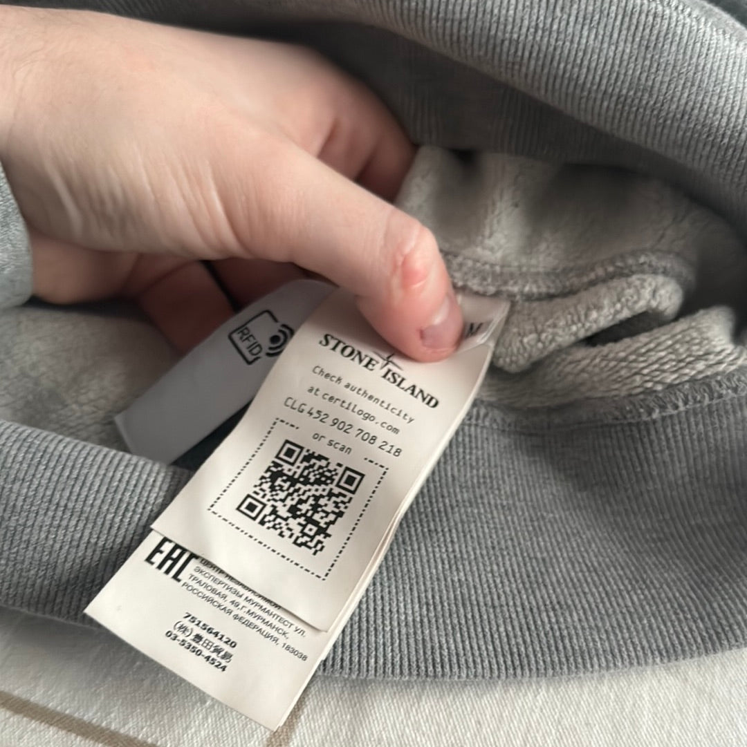 Stone Island Grey Hoodie