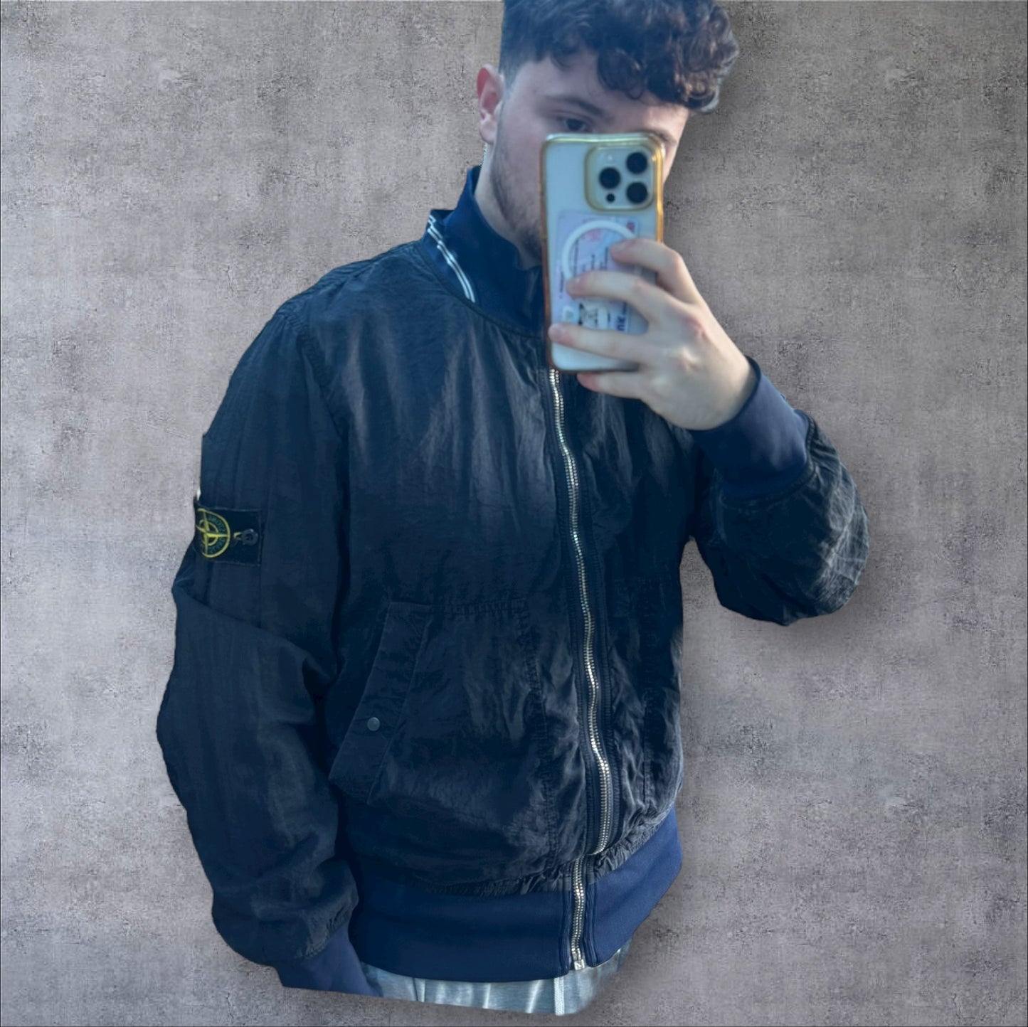 Stone Island Screen Carbon Silk Jacket – XL (Fits Large) RRP £675+
