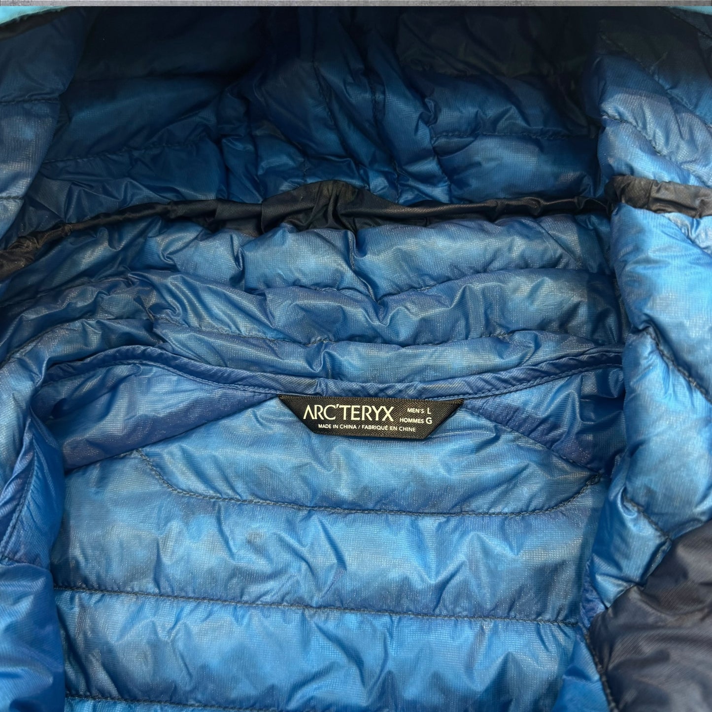 Arc’teryx Cerium Puffer Jacket Large Blue RRP £350