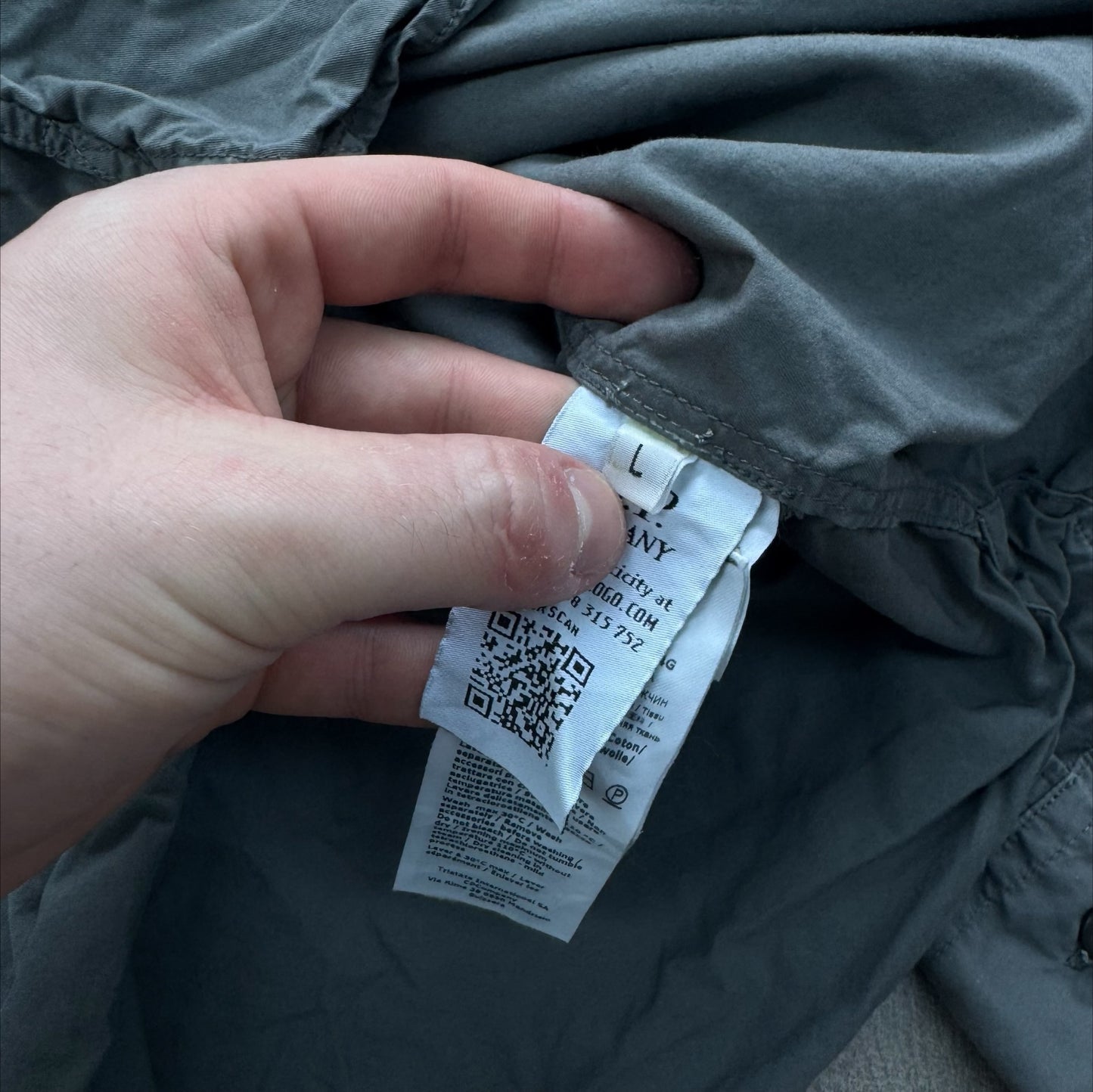 CP Company Overshirt Grey Large (Fits Small/Medium) RRP £295