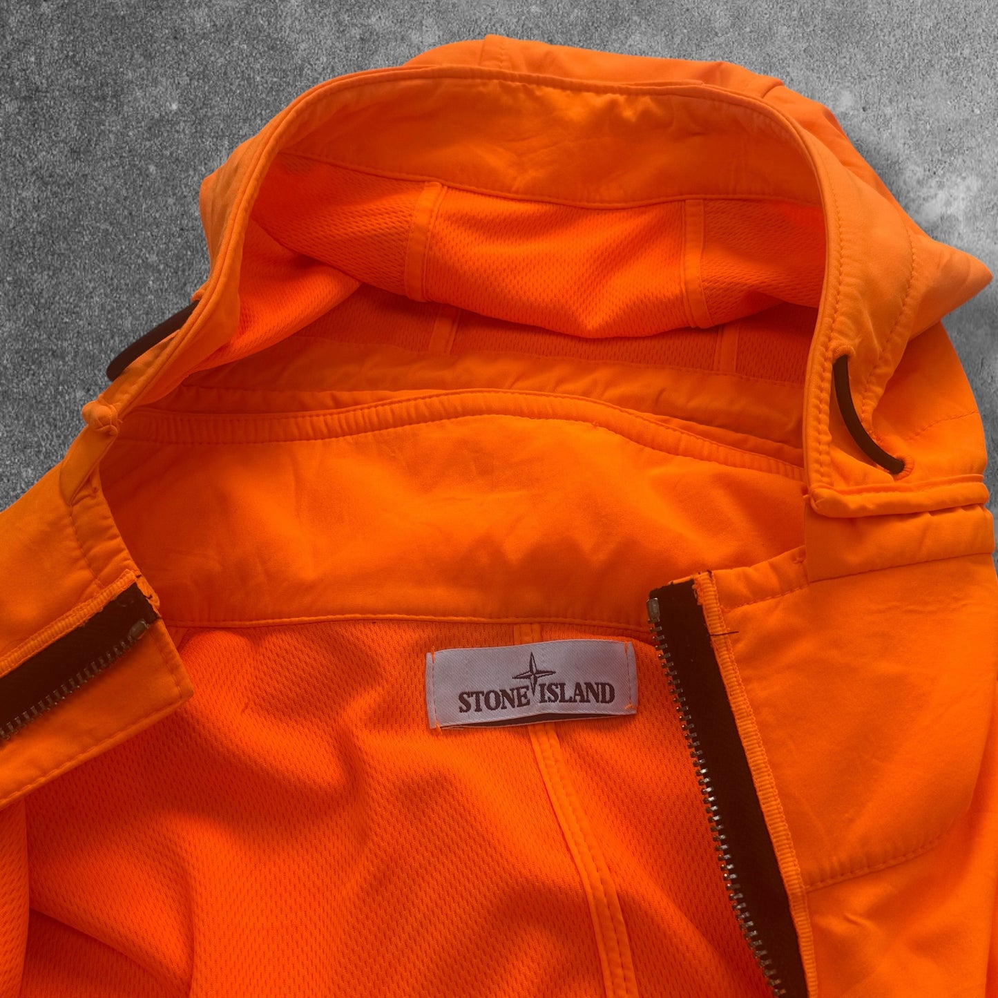 Stone Island Softshell Medium Neon Orange Rare RRP £550