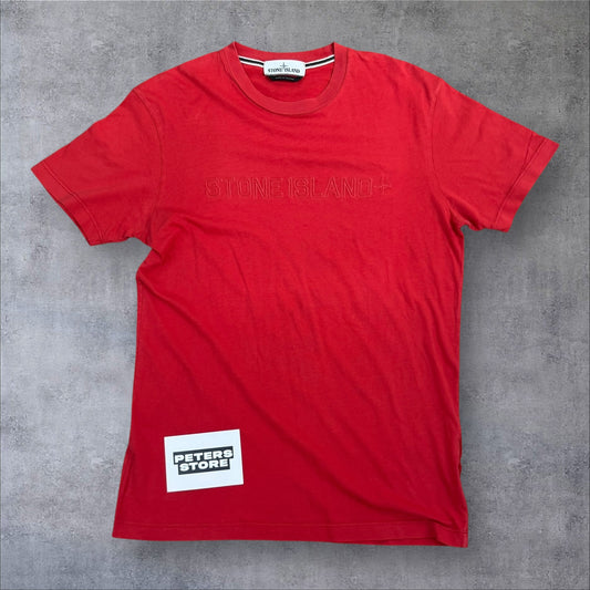 Stone Island T-Shirt Red Size Large RRP £160+