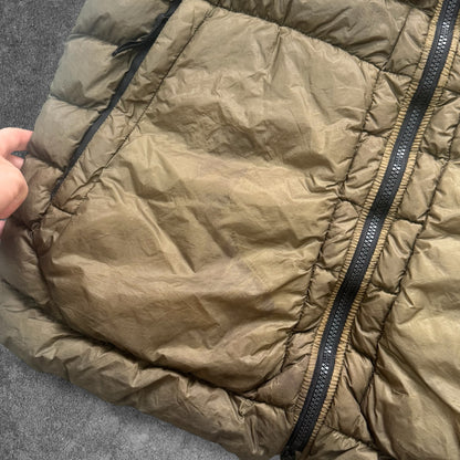 Stone Island Micro Yarn Down Gilet 3XL Brown RRP £450