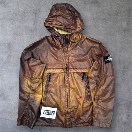 Stone Island Heat Reactive Jacket Vintage Brown Size Medium – Rare Collectors Piece RRP £1,200+