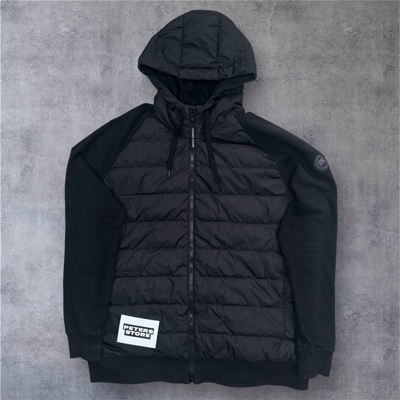 Canada Goose HyBridge Huron Hoodie Black Size XXL RRP £650+