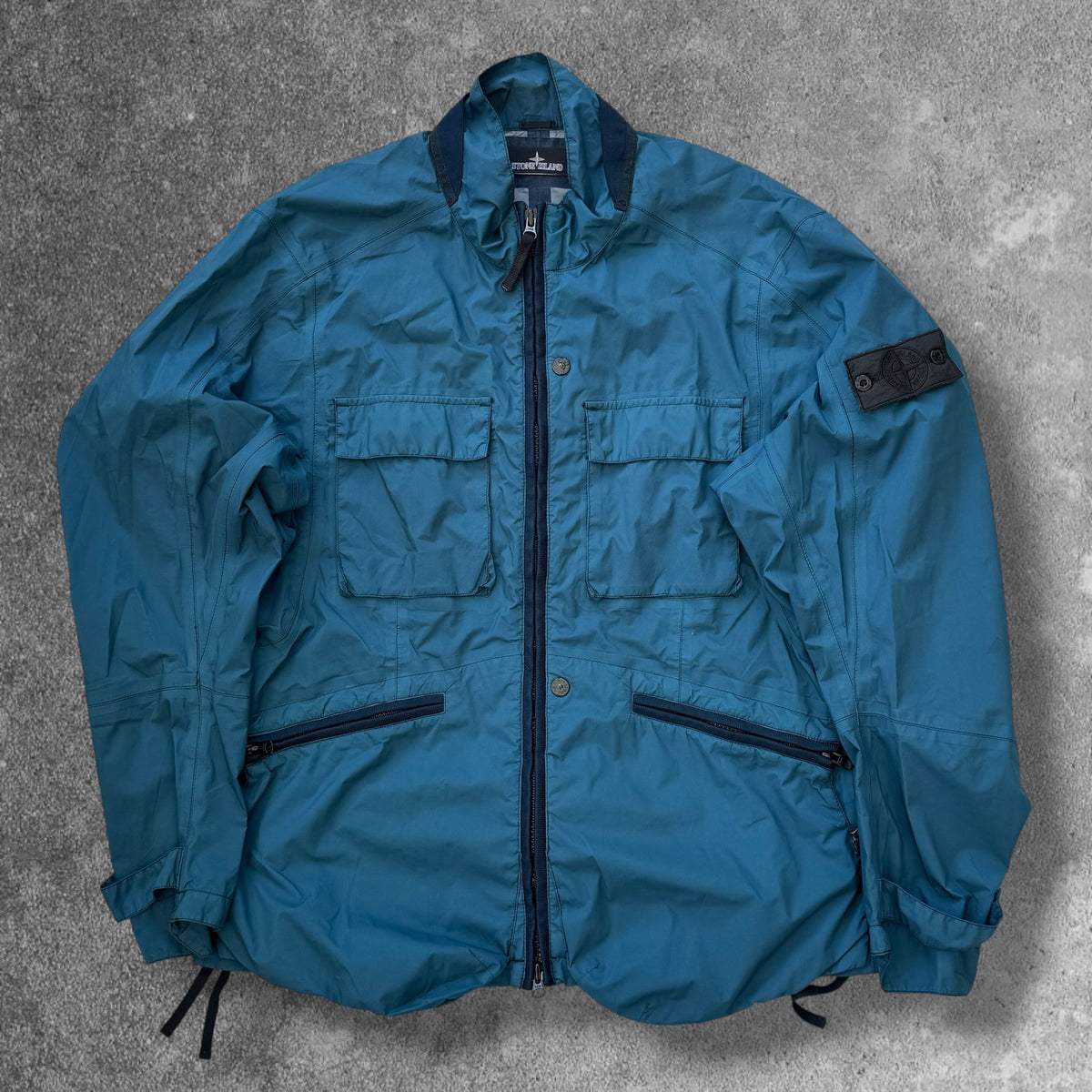 Stone Island Shadow Project Pulver-R 3L Jacket Blue RRP £750