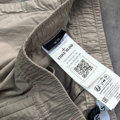 Stone Island Elasticated Waist Cargos Tan 30W RRP £350