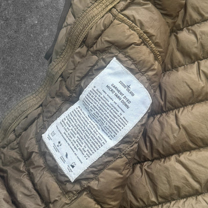 Stone Island Micro Yarn Down Gilet 3XL Brown RRP £450