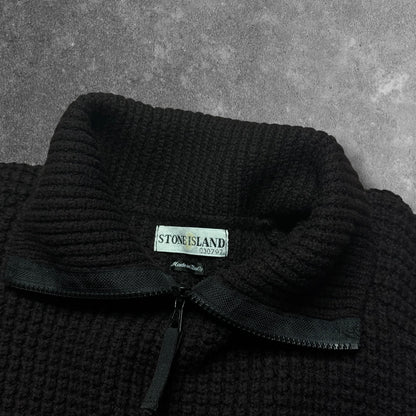 Stone Island Heavy Knit Zip Jumper XL RRP £425