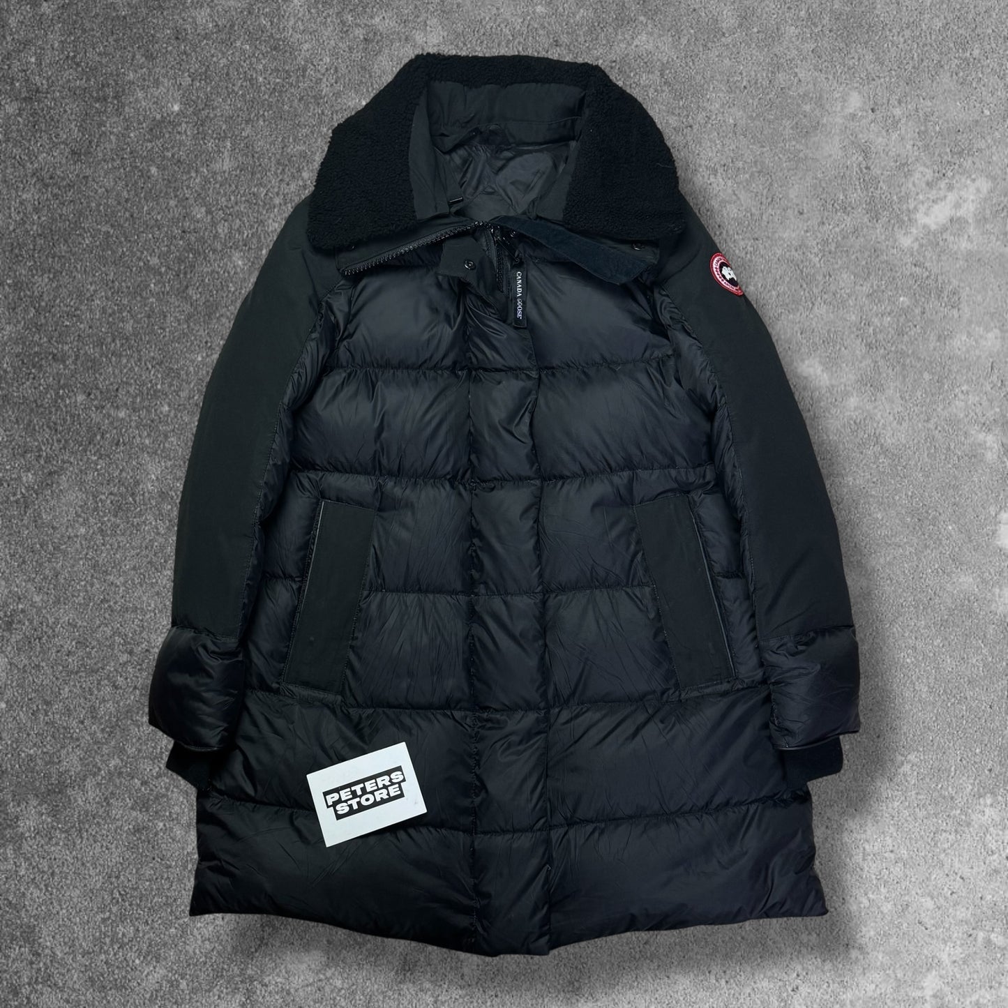 Canada Goose Women's Small Shearling Collar Puffer Jacket RRP £1150