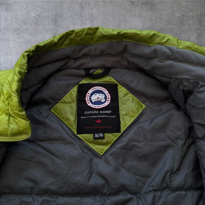 Canada Goose Hybridge Lite Neon Green Puffer Jacket Size XL RRP £595