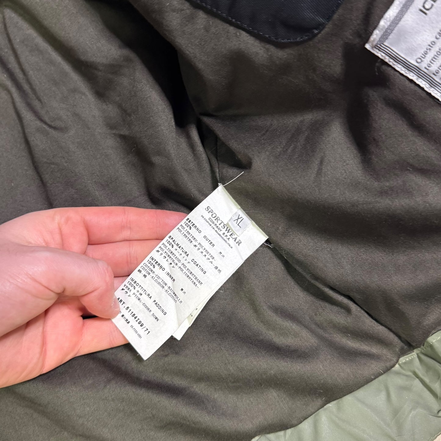 Vintage Stone Island Ice Jacket XL RRP £750