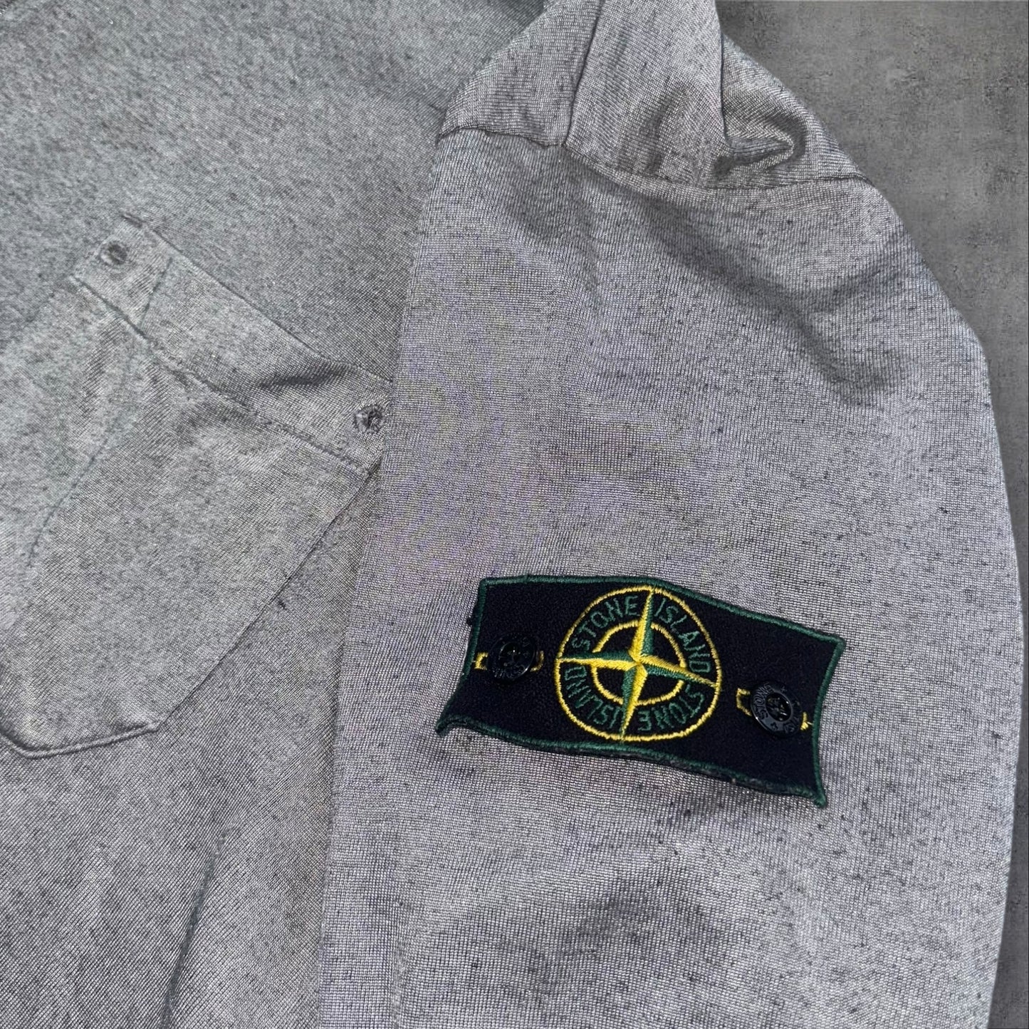 Stone Island Green Edge 1997 Quarter Zip Size XXL RRP £395