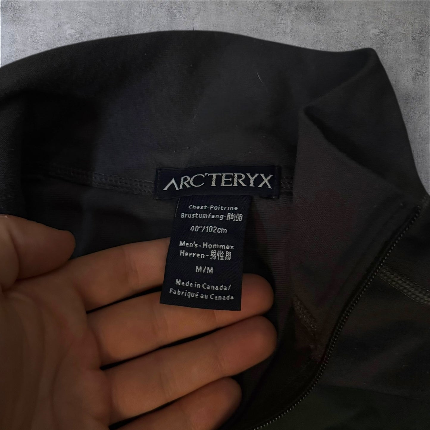 Vintage Arc’teryx Kyanite Fleece Medium Grey RRP £180