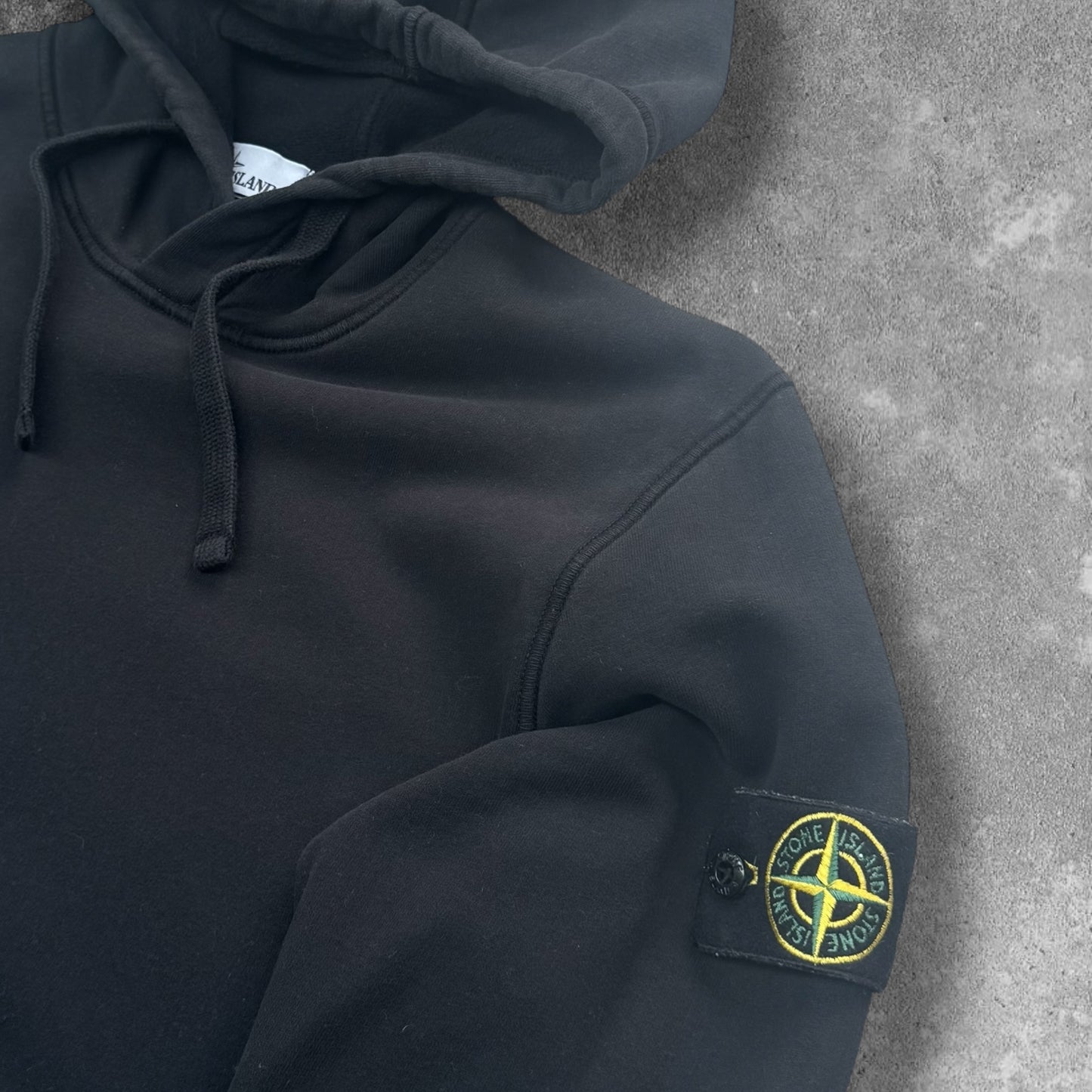 Stone Island Black Hoodie Medium RRP £295