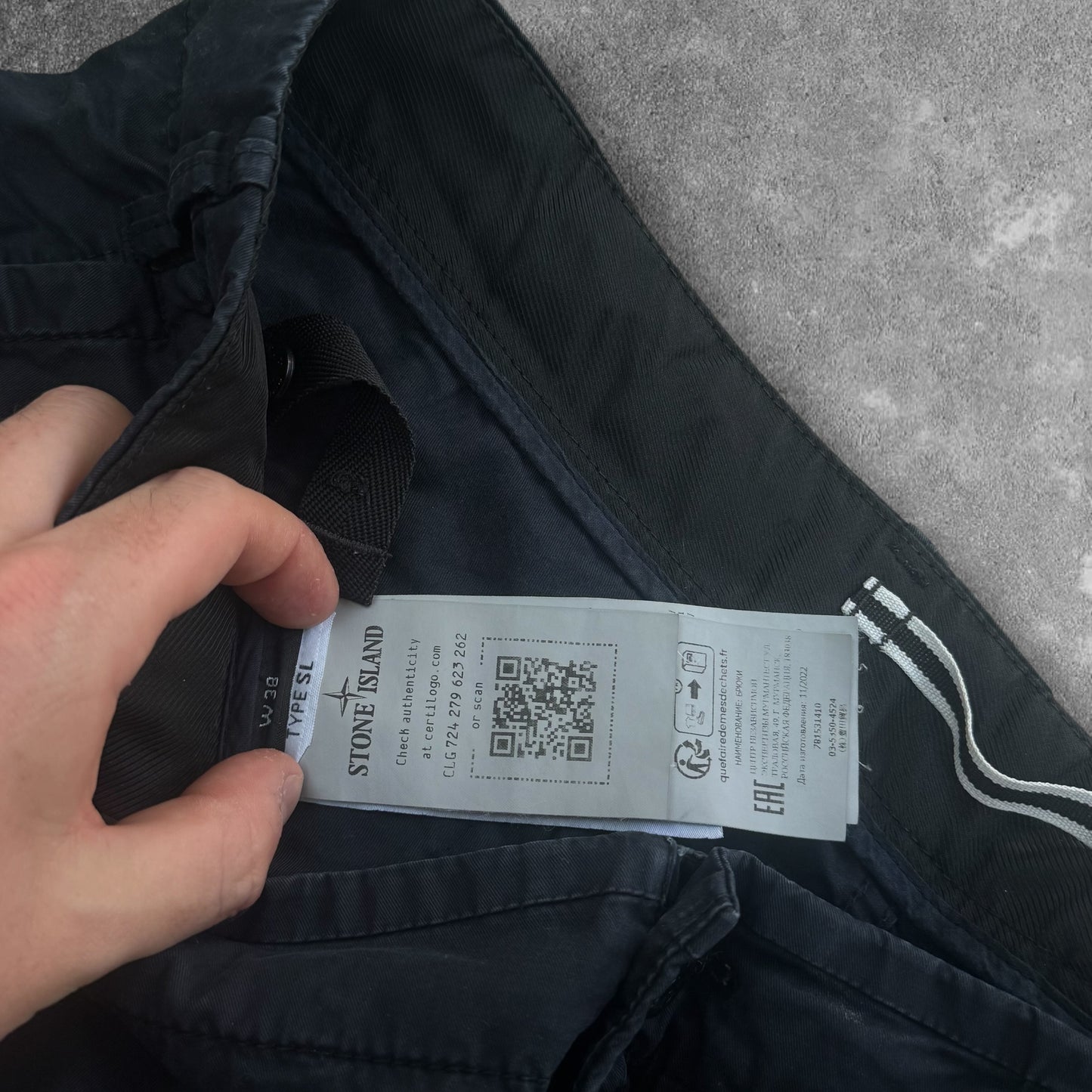 Stone Island Cargos W38 Navy Colour Code V0020 RRP £350