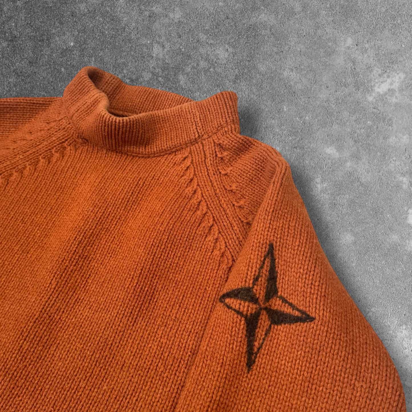 Stone Island Vintage Knit Jumper Men's Large Logo Arm RRP £325