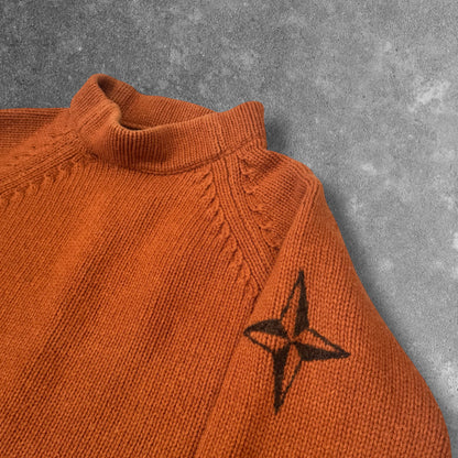 Stone Island Vintage Knit Jumper Men's Large Logo Arm RRP £325